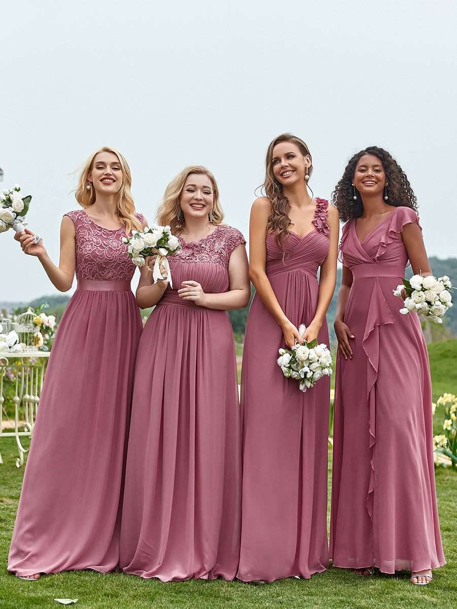 Elegant Lace Bridesmaid Dresses with a Fashion Twist